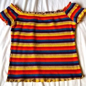 Off the shoulder shirt